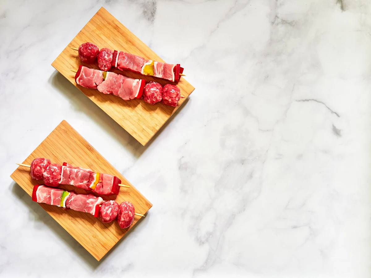 Beef Kebabs shown as a representative butcher-counter product