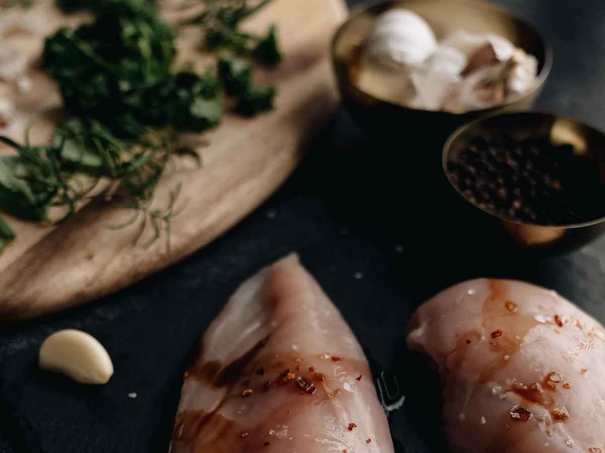 Boneless Chicken Breast shown as a representative butcher-counter product