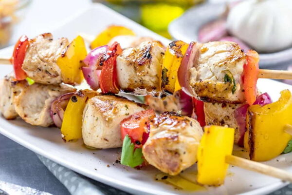 Marinated Chicken Kabobs with Veggies – L&M Meat