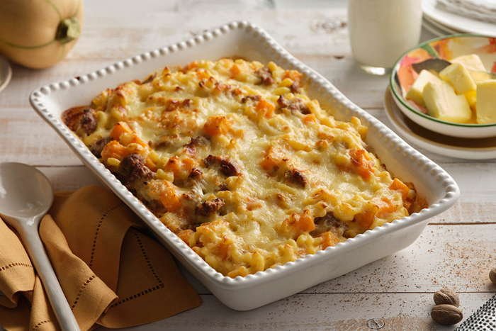 Butternut Squash & Honey Garlic Sausage Macaroni Bake – L&M Meat ...