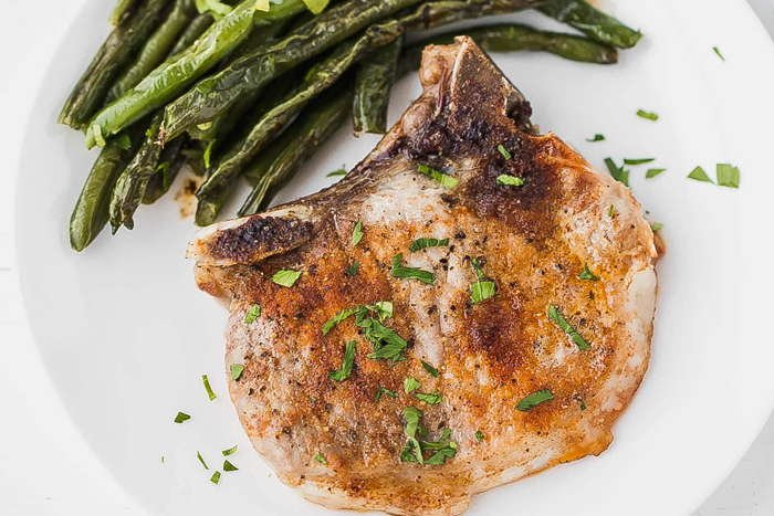 Oven Baked Bone-In Pork Chops – L&M Meat Distributing Inc.